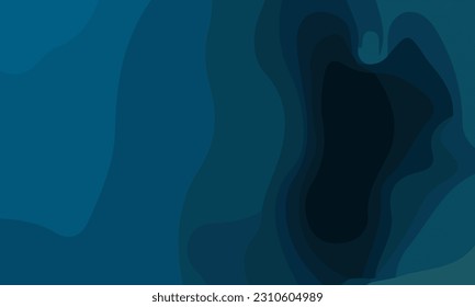 Aesthetic blue abstract background with copy space area. Suitable for poster and banner