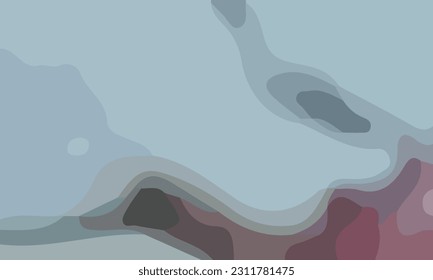 Aesthetic blue abstract background with copy space area. Suitable for poster and banner