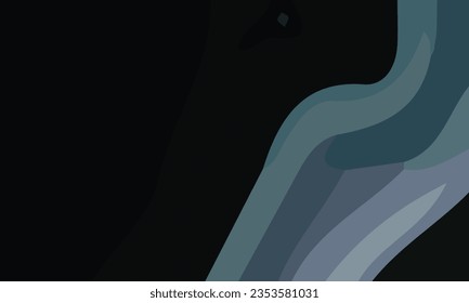 Aesthetic blue abstract background with copy space area. Suitable for poster and banner
