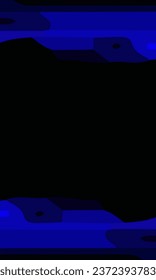 Ästhetisch blauer abstrakter Hintergrund mit Kopienraum. Geeignet für Poster und Banner