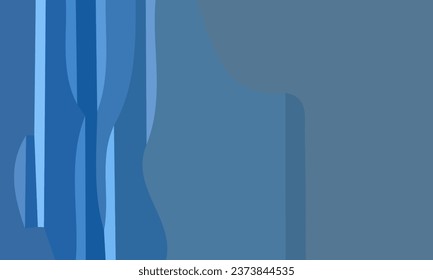 Aesthetic blue abstract background with copy space area. Suitable for poster and banner