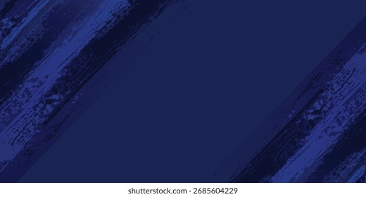 Estético patrón de color azul gradiente grunge textura de fondo. Punto pop art comics estilo deportivo Ilustración vectorial fondo Abstractas azul oscuro con concepto corporativo moderno
