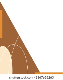 Aesthetic Border Corner Design Vector