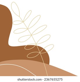 Aesthetic Border Corner Design Vector