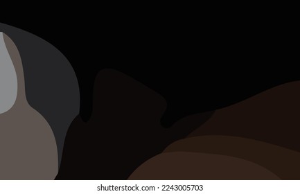 Fondo abstracto estético marrón con área de copia. Adecuado para afiches y pancartas