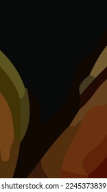Fondo abstracto estético marrón con área de copia. Adecuado para afiches y pancartas