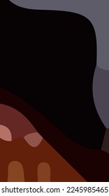 Aesthetic brown abstract background with copy space area. Suitable for poster and banner