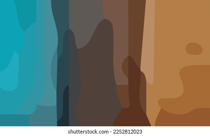 Fondo abstracto estético marrón con área de copia. Adecuado para afiches y pancartas