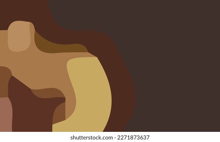 Aesthetic brown abstract background with copy space area. Suitable for poster and banner