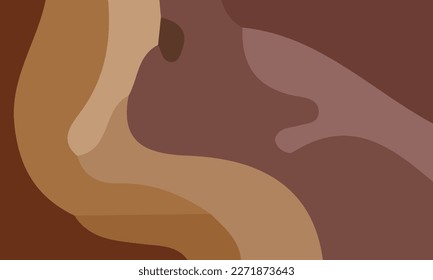 Aesthetic brown abstract background with copy space area. Suitable for poster and banner