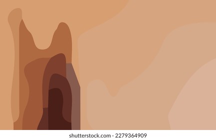 Fondo abstracto estético marrón con área de copia. Adecuado para afiches y pancartas