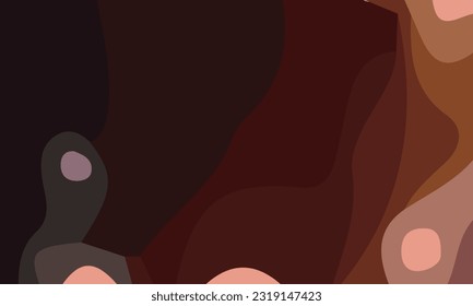 Aesthetic brown abstract background with copy space area. Suitable for poster and banner