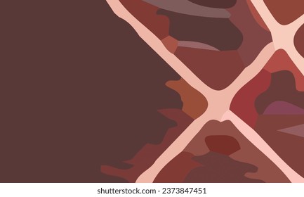 Fondo abstracto estético marrón con área de copia. Adecuado para afiches y pancartas