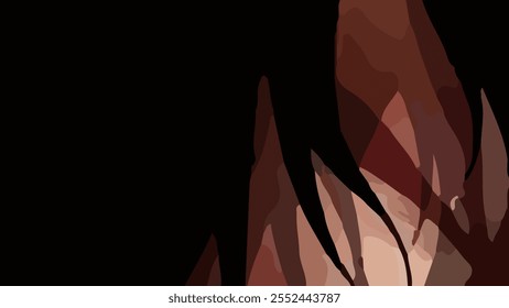 Fundo abstrato marrom estético com área de espaço de cópia. Adequado para cartaz e banner