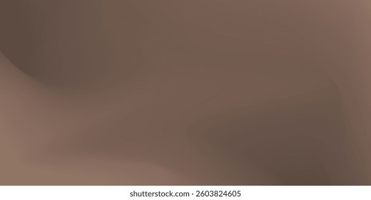 aesthetic brown gradient background. Luxury coffee, mocha and cream gradient bg. Soft abstract vector illustration eps10