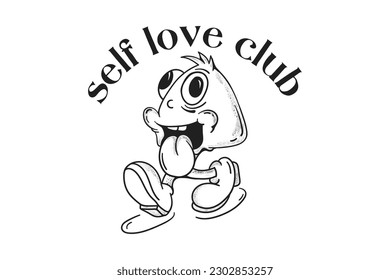 Aesthetic cartoon drawing vector design