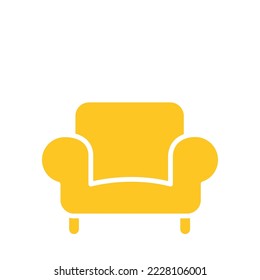 aesthetic chair design icon vector tipe 2