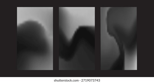 Aesthetic charcoal colors gradient background. Charcoal gray and light gray blending colors. Vertical backgrounds banner or social media.