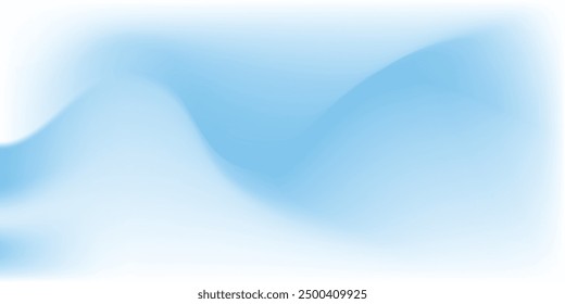 Aesthetic clear blue sky set. Summer season blue pastel colored vertical vector banner. Blurred sky gradient background. Simple soft light backdrop. Gradient template design 