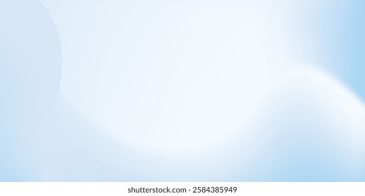 Aesthetic clear blue sky set. Summer season blue pastel colored vertical vector banner. Blurred sky gradient background. Simple soft light  arts background