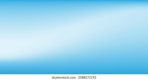Aesthetic clear blue sky set. Summer season blue pastel colored vertical vector banner. Blurred sky gradient background. Simple soft light backdrop.