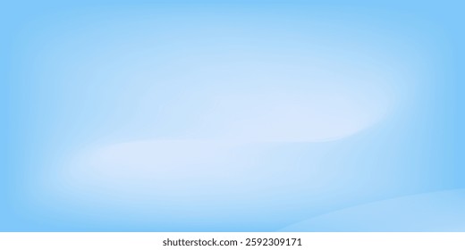 Aesthetic clear blue sky set. Summer season blue pastel colored vertical vector banner