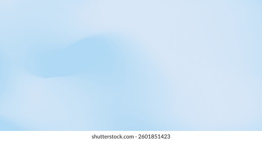 Aesthetic clear blue sky set. Summer season blue pastel colored vertical vector banner. Blurred sky gradient background. Simple soft 