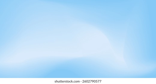 Aesthetic clear blue sky set. Summer season blue pastel colored vertical vector banner. Blurred sky gradient background. Simple soft  modern