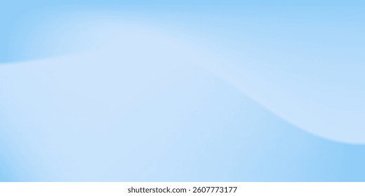 Aesthetic clear blue sky set. Summer season blue pastel colored vertical vector banner. Blurred sky gradient background. Simple soft light backdrop style