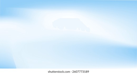 Aesthetic clear blue sky set. Summer season blue pastel colored vertical vector banner. Blurred sky gradient background. Simple soft light backdrop style