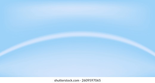 Aesthetic clear blue sky set. Summer season blue pastel colored vertical vector banner. Blurred sky gradient art background