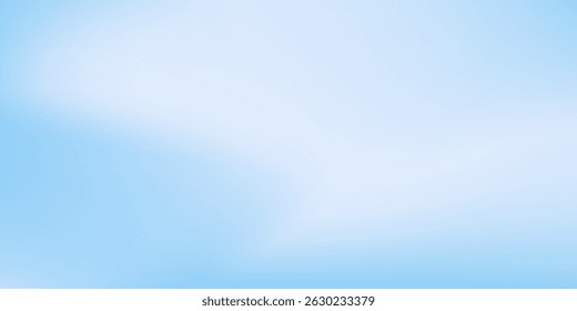 Aesthetic clear blue sky set. Summer season blue pastel colored. Simple soft light backdrop. Gradient template design for poster  social post art modern