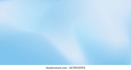 Conjunto de cielo azul claro estético. Anuncio de Vector de Vertical de color pastel azul de la temporada de verano. Fondo de gradiente de cielo borroso. Fondo de luz suave simple moderno