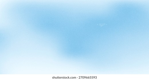 Ästhetisch klarer blauer Himmel. Sommersaison blaues pastellfarbenes vertikales Vektorbanner. Unscharfer Himmelsverlauf-Hintergrund. Einfache, weiche Hintergrundbeleuchtung. Entwurf der Farbverlaufsvorlage
