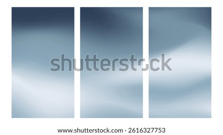 Aesthetic cloudy sky colors gradient background. Smoke gray and white blending colors. Vertical backgrounds design for banner or social media.