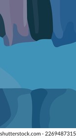 Aesthetic colorful abstract background with copy space area. Suitable for poster and banner