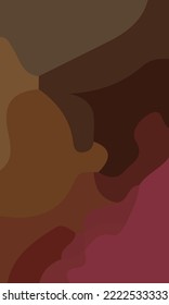 Aesthetic colorful abstract background. Various shapes and unique composition. Suitable for poster and banner