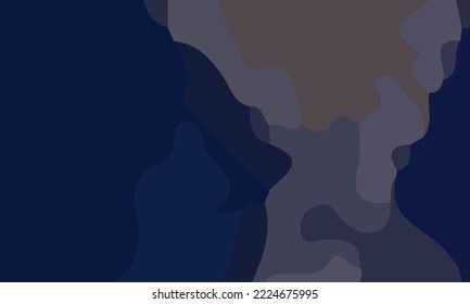 Aesthetic colorful abstract background. Various shapes and unique composition. Suitable for poster and banner