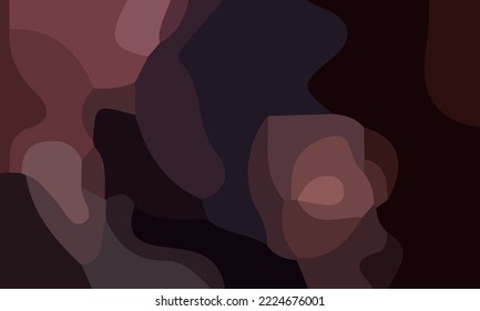 Fondo abstracto estético colorido. Diversas formas y composición única. Adecuado para afiches y pancartas