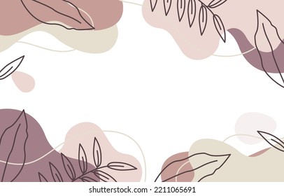 Aesthetic Colorful Pastel Floral Fluid Abstract Background