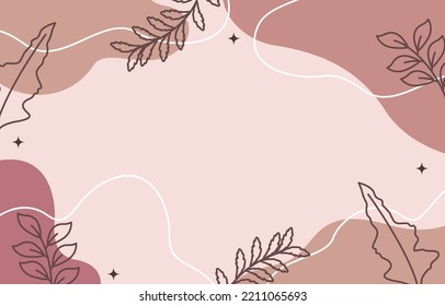 Aesthetic Colorful Pastel Floral Fluid Abstract Background