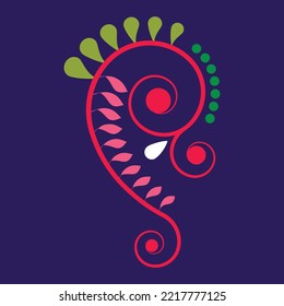 Patrón estético contemporáneo imprimible con la línea abstracta, formas y líneas en colores brillantes. pared de ilustración vectorial. Perfecto para impresión textil, invitaciones, tarjetas de felicitación, papel envolvente