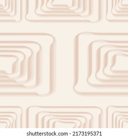 Patrón estético contemporáneo imprimible sin fisuras con formas abstractas de pincel de línea minimalista elegante y línea en colores desnudos. El fondo de los boho pastel en el vector de estilo minimalista de mediados de siglo.