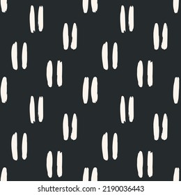 Aesthetic Contemporary printable seamless pattern with abstract Minimal elegant line brush stroke shapes and line in nude colors. Pastel boho background in minimalist mid century style vector  wall