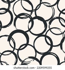Aesthetic Contemporary printable seamless pattern with abstract Minimal elegant line brush stroke shapes and line in nude colors. Pastel boho background in minimalist style vector Illustration wall