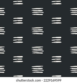 Patrón estético contemporáneo imprimible sin fisuras con formas abstractas de pincel de línea minimalista elegante y línea en colores desnudos. Fondo de boho pastel en la pared vectorial de estilo minimalista de mediados del siglo