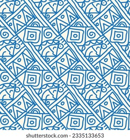 Aesthetic Contemporary printable seamless pattern with abstract Minimal elegant line brush stroke shapes and line in nude colors