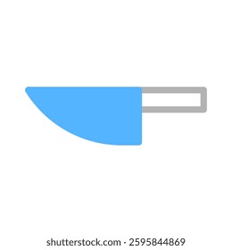 Aesthetic Culinary Knife in Light Blue Hue Art