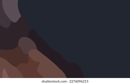 Fondo abstracto estético de color marrón oscuro con espacio de copia. Adecuado para afiches y pancartas