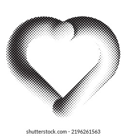 Aesthetic dotted design element. Bauhaus poster . Modern art .Abstract composition . Dots in perspective. Halftone dots texture effect .Contemporary vector design 
